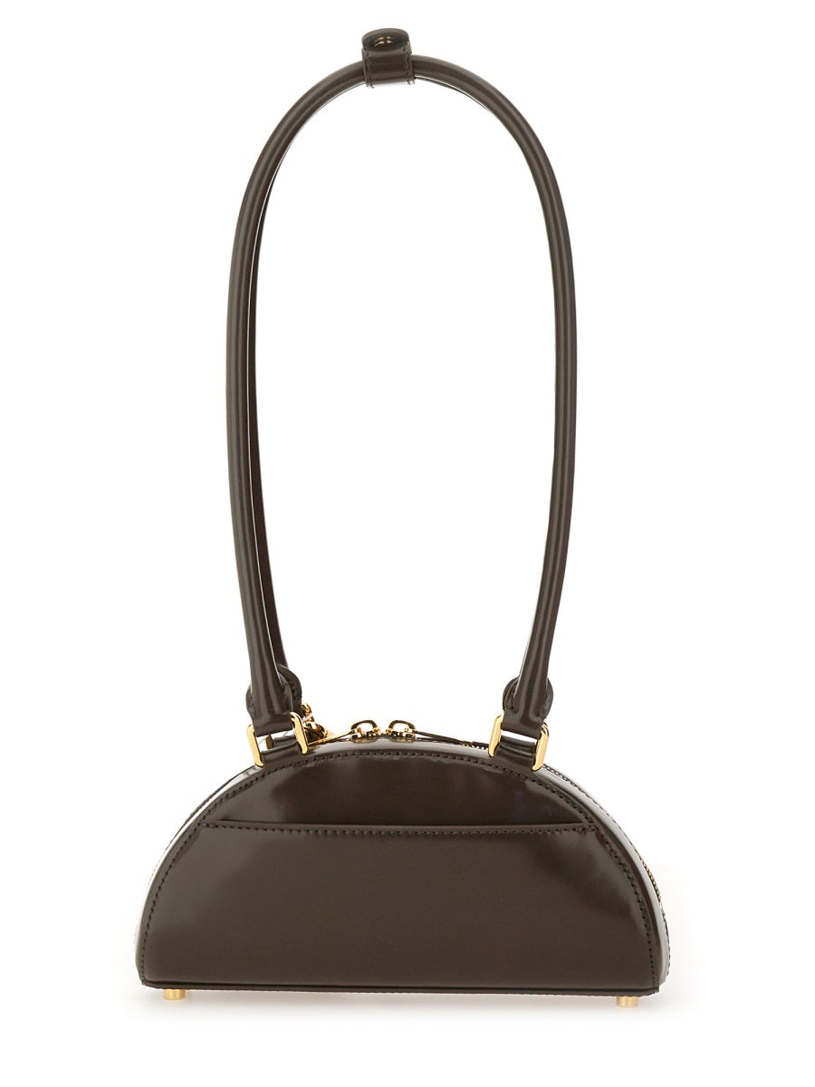 Mini Shoulder Bag Brown Cow Leather