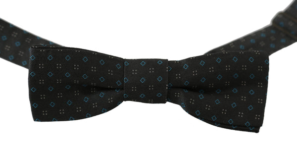 Dolce & Gabbana 100% Silk bow tie in gray