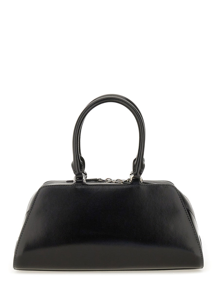 Antigona East-West Bag Small Black Calf Leather Shoulder