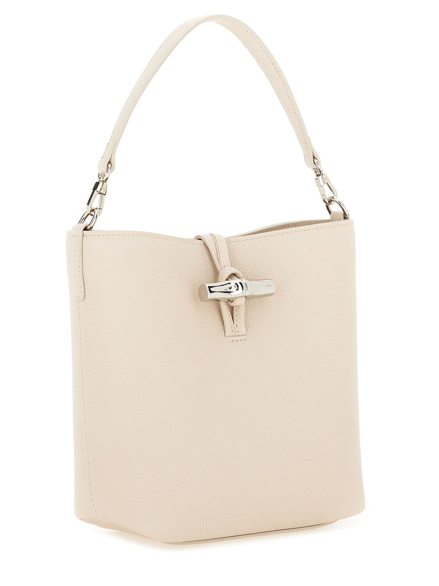 Bucket Bag Le Roseau White Shoulder