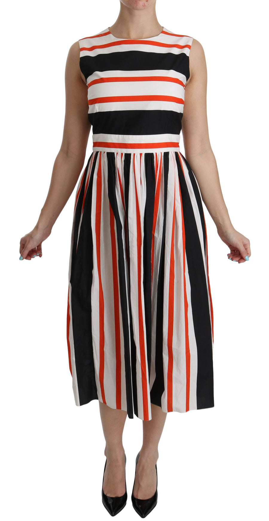 Dolce & Gabbana 100% Cotton dress in multicolor