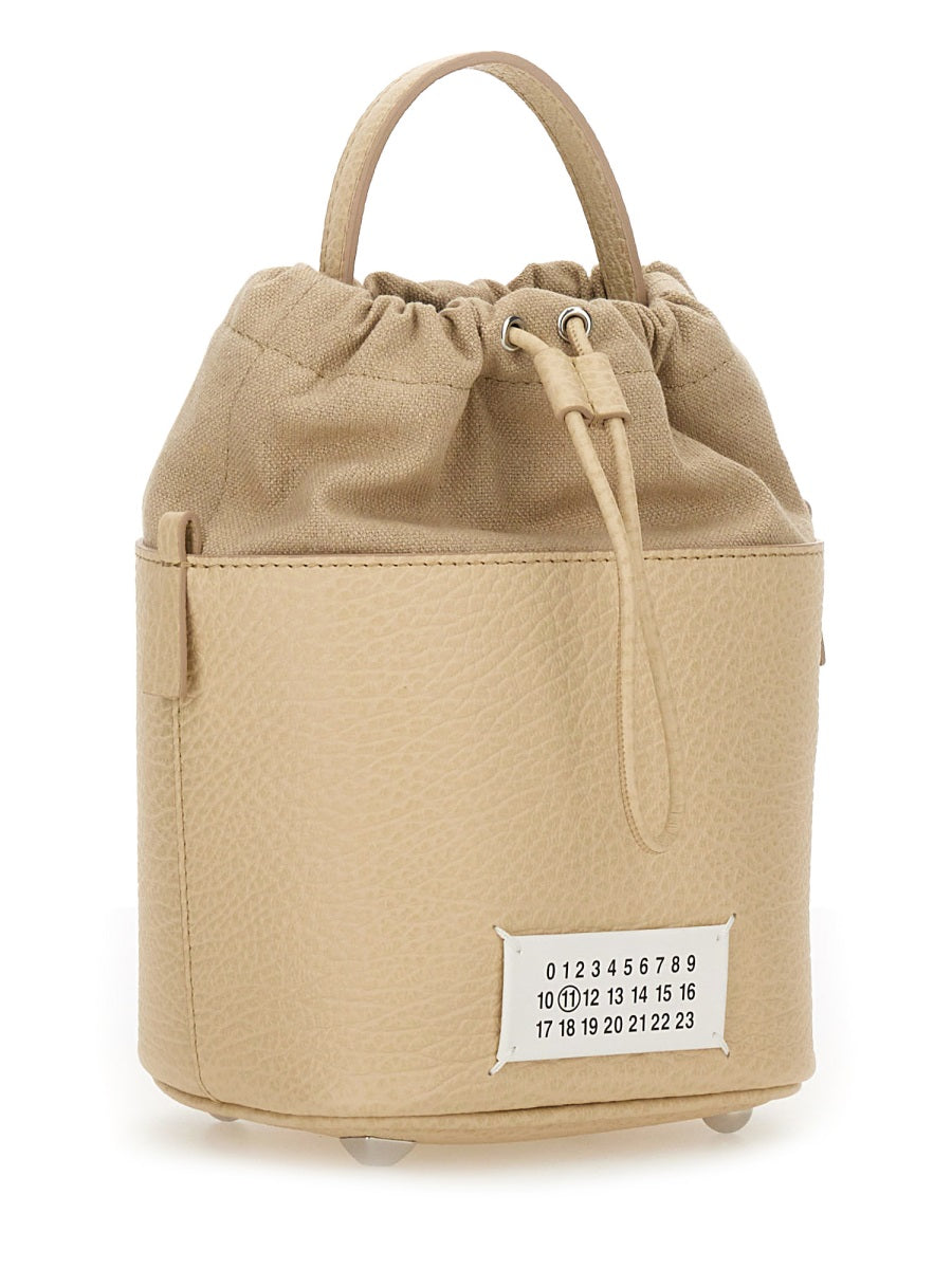 5ac Bucket Bag Ivory Body: Cow Leather Handbags
