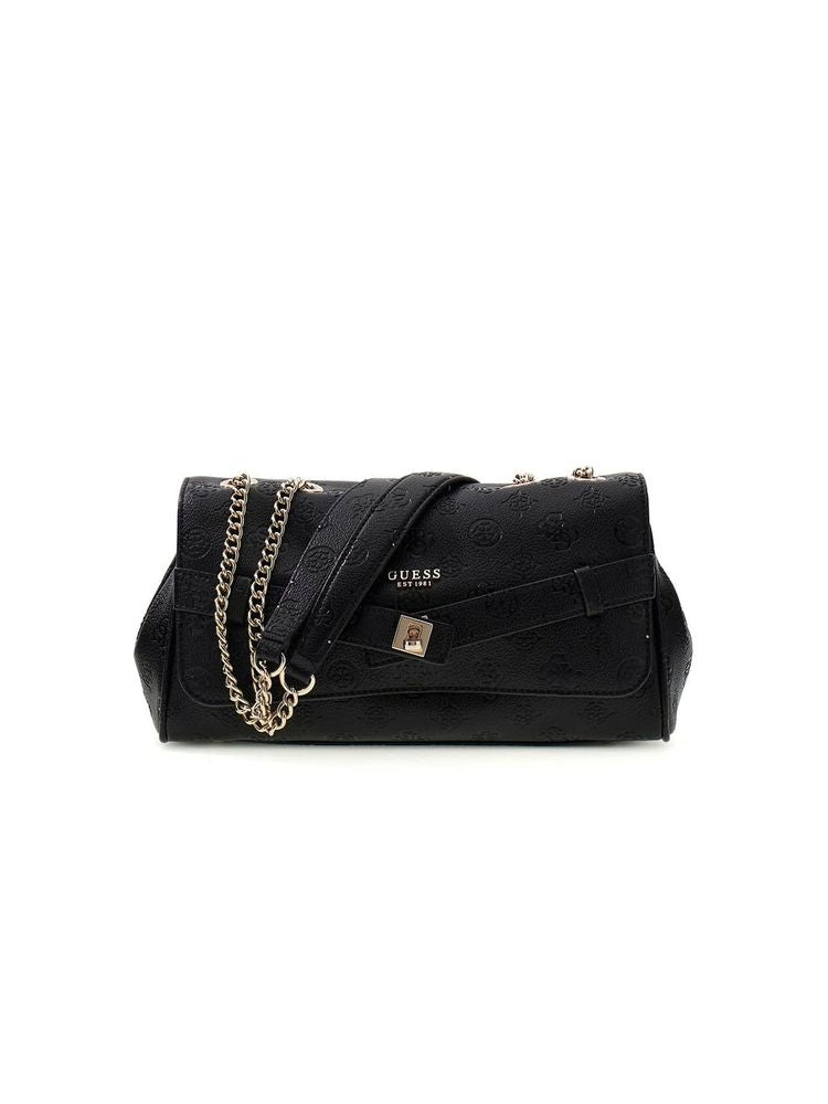 Guess Crossbody Bag Black Logo Polyurethane / Crossbody-bags