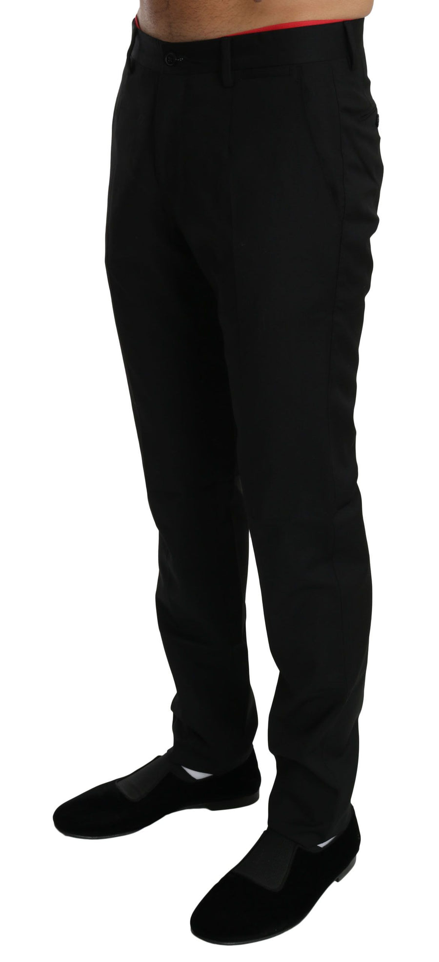 Dolce & Gabbana 100% Wool trousers in black