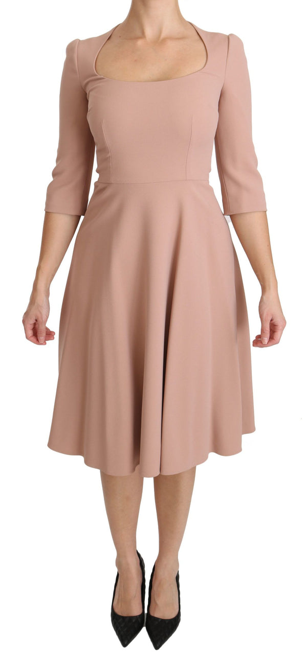Dolce & Gabbana 51% Viscose 46% Acetate 3% Elastane dress in pink