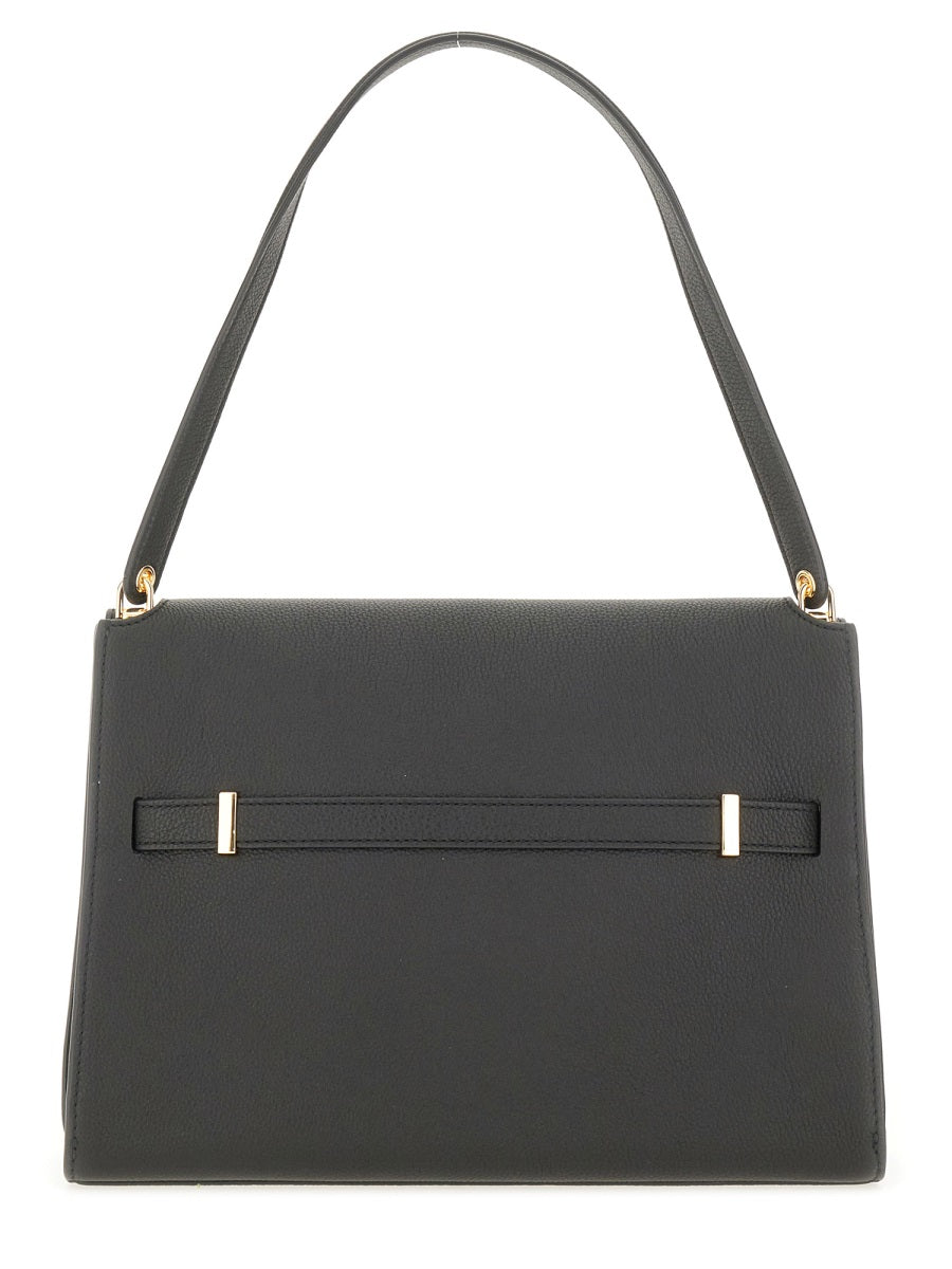 Lee Radziwill Large Bag Black Cow Leather Shoulder