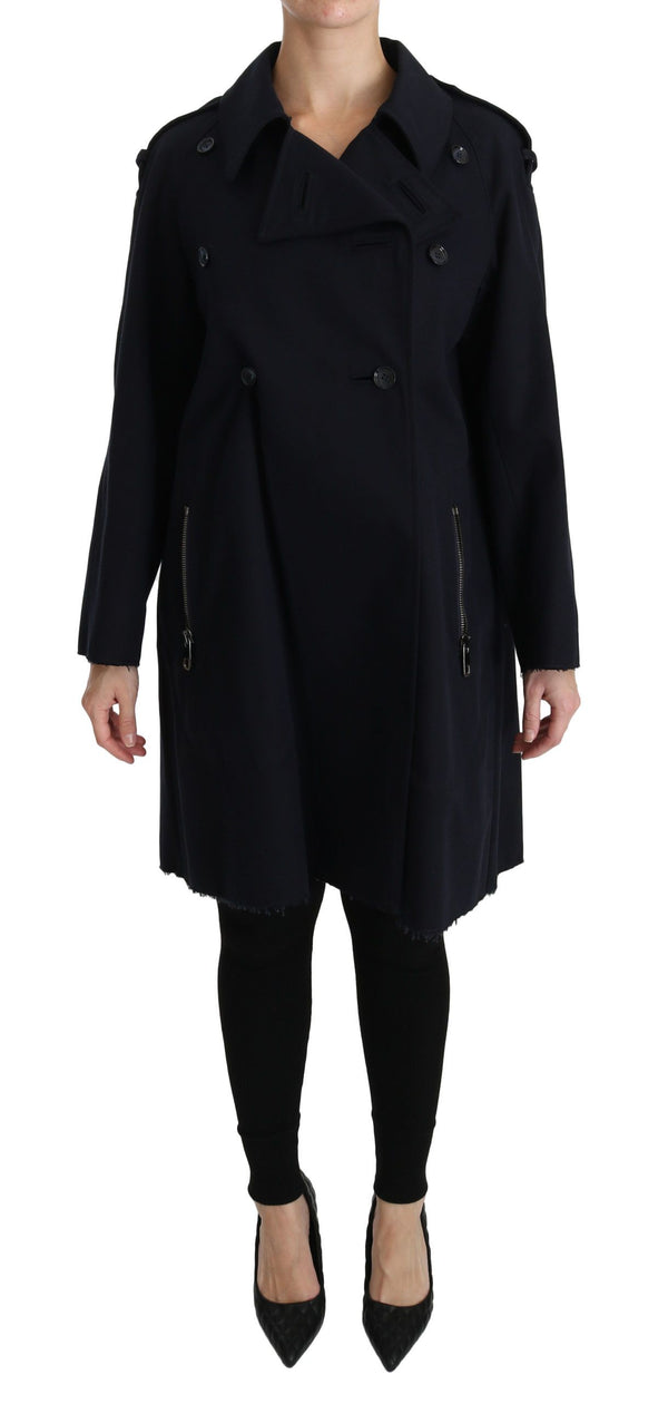 Dolce & Gabbana 100% Cotton; Lining: 97% Polyester coat in black