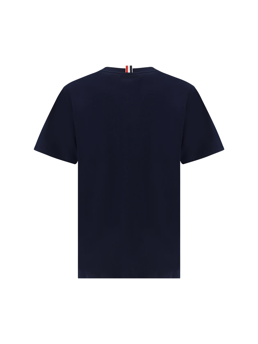 Crewneck T-Shirt Navy Cotton T-shirts