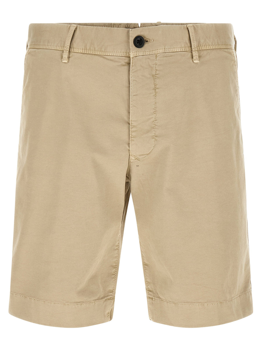 Incotex Modello 11S215 Bermuda Shorts — Beige