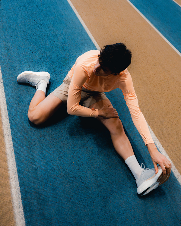 Fessura Mesh upper sneaker in gray
