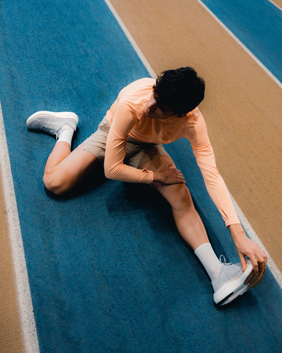 Fessura Mesh upper sneaker in gray