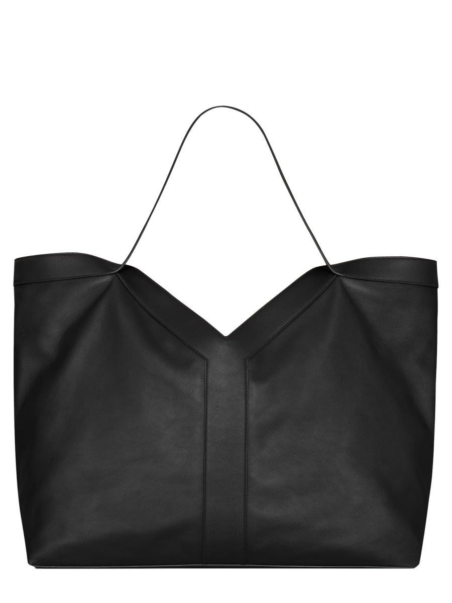 Large Tote Bag Black Calfskin Handbags