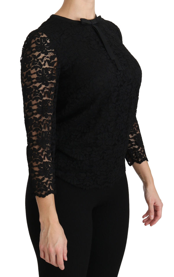 Dolce & Gabbana 65% Nylon blouse in black