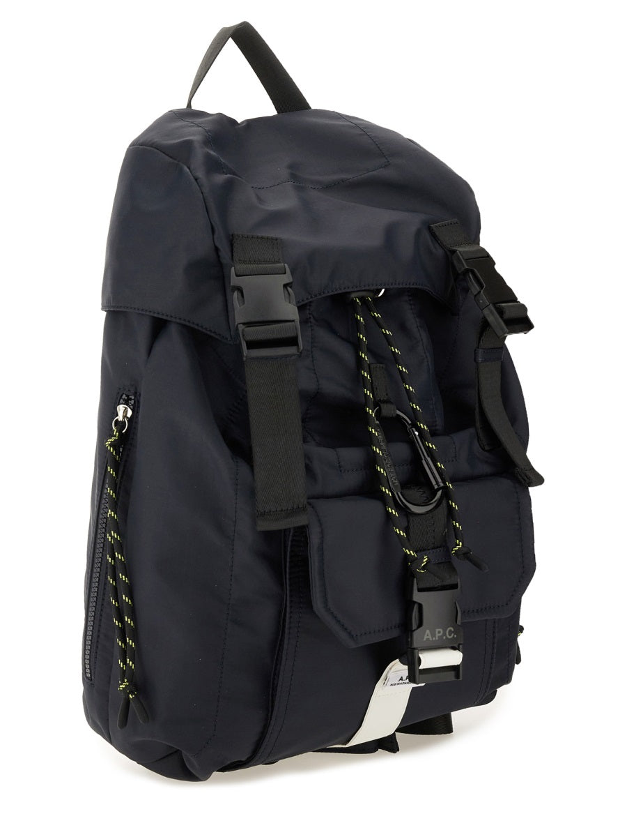 Trekking Backpack Blue Nylon Backpacks