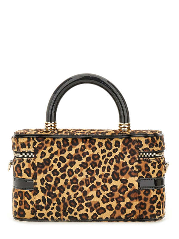 Mini Vanity Belle Vivier Bag Animalier Calf Leather Handbags