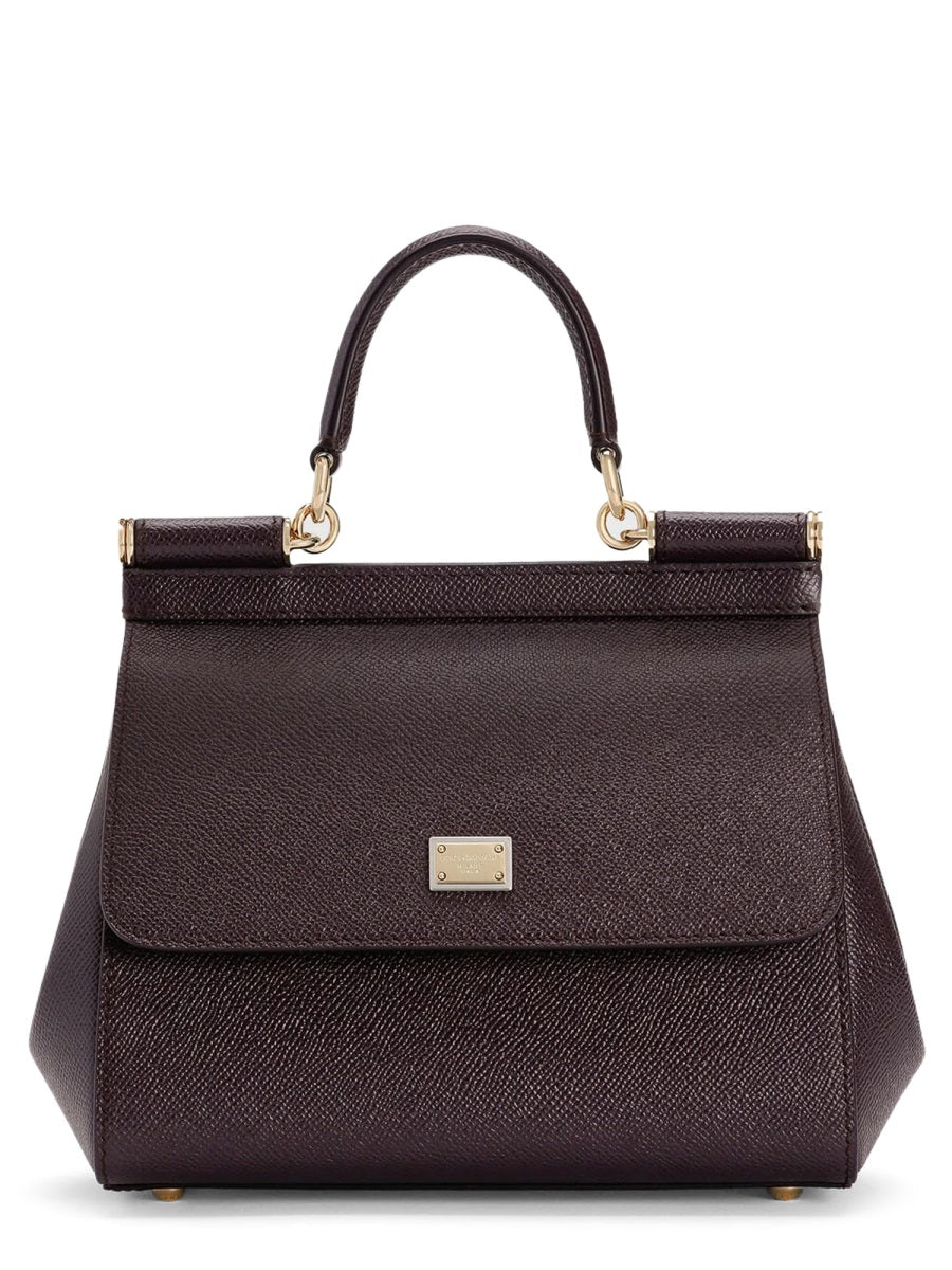 Handbag Sicily Burgundy Shoulder Bags