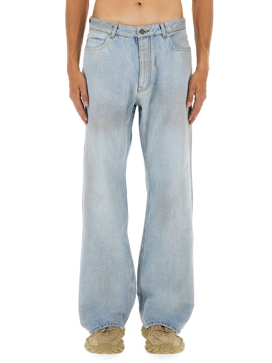 Jeans Deconstructed Denim Cotton