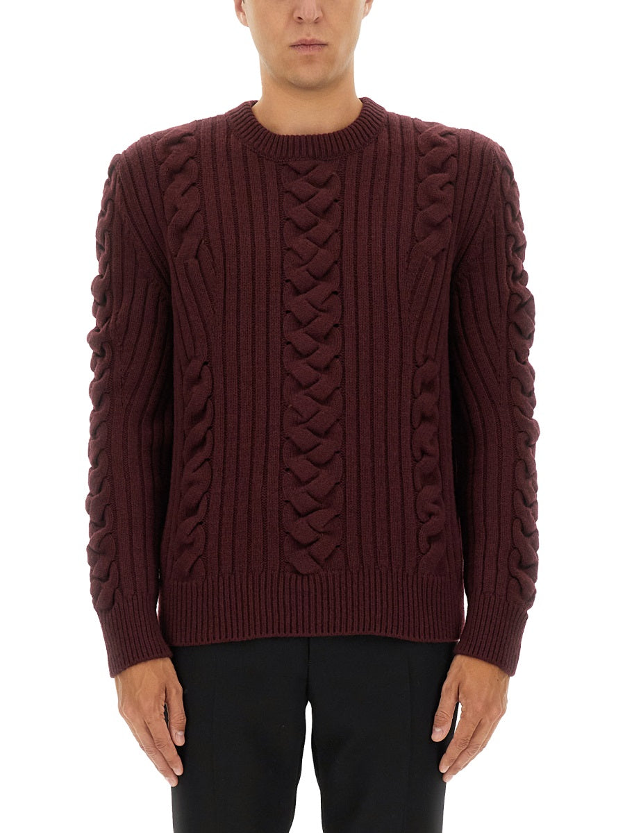 Wool Sweater Bordeaux Mix Jumpers