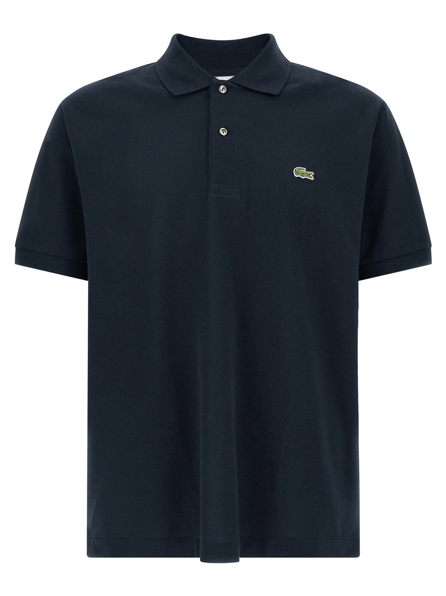Lacoste Logo-Patch Cotton Piqué Polo — Navy