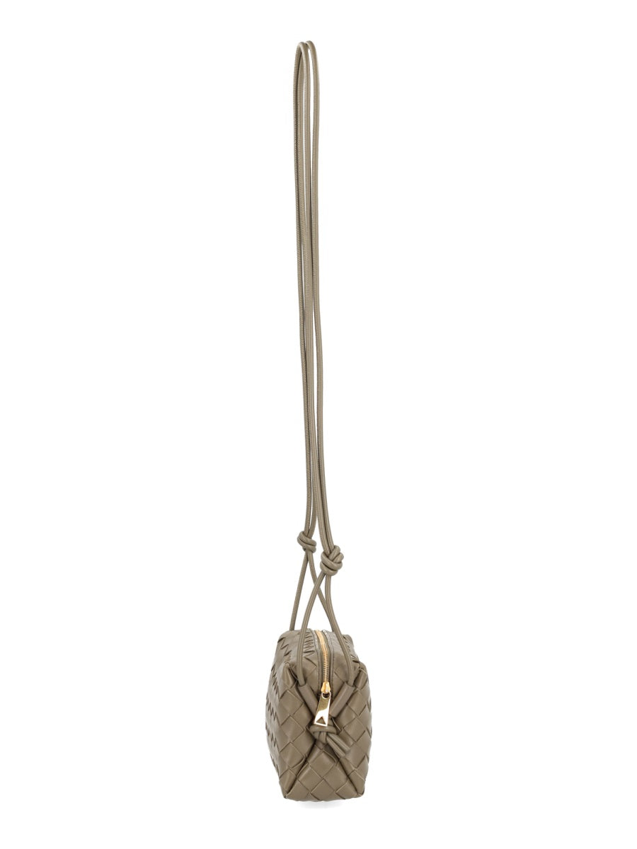 Camera Bag Loop Mini Beige Lamb Leather Shoulder