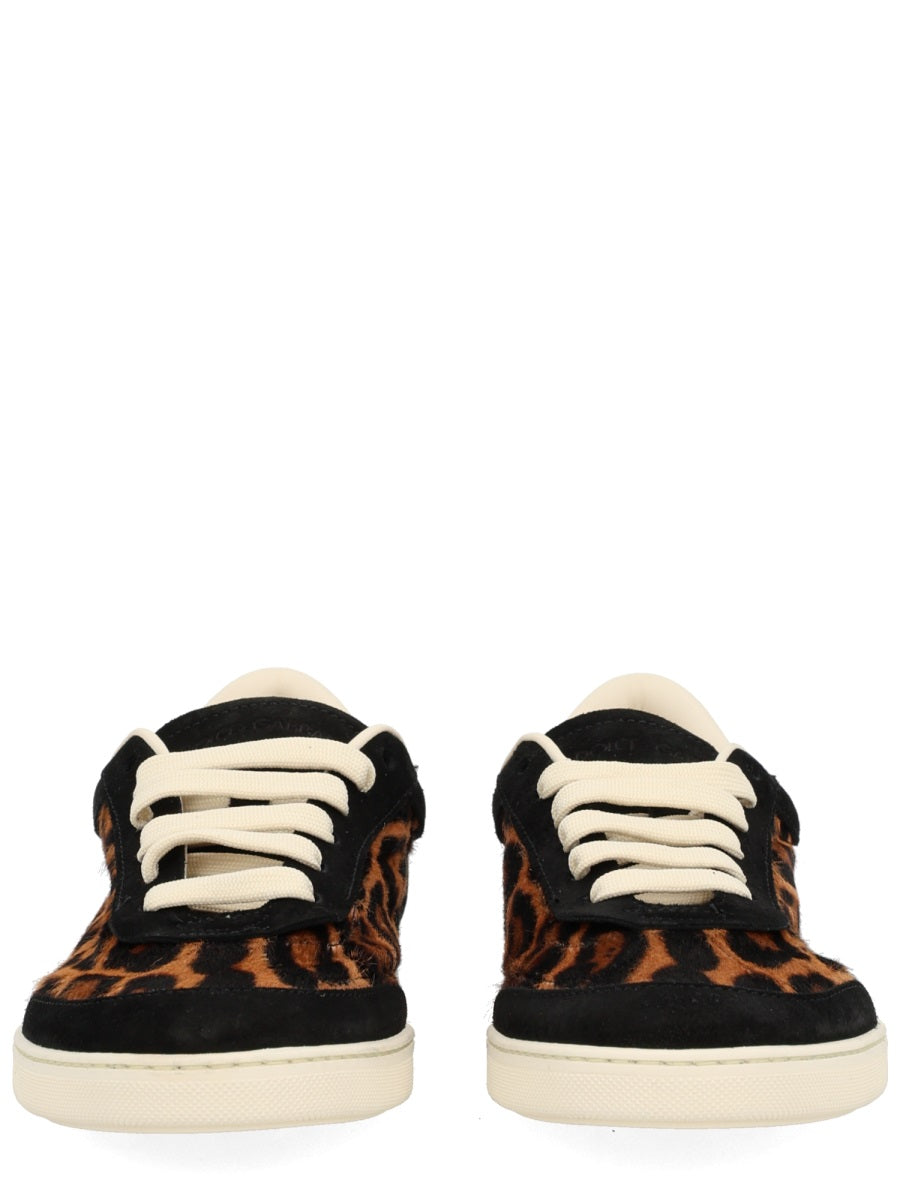 Saint Tropez Sneaker Animalier Leather Trainers
