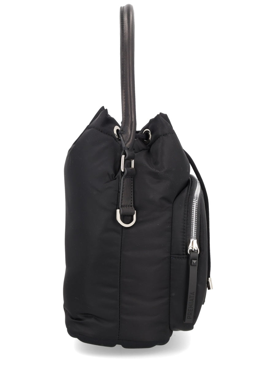 Shoulder Bag Mia Black Nylon Polyurethane