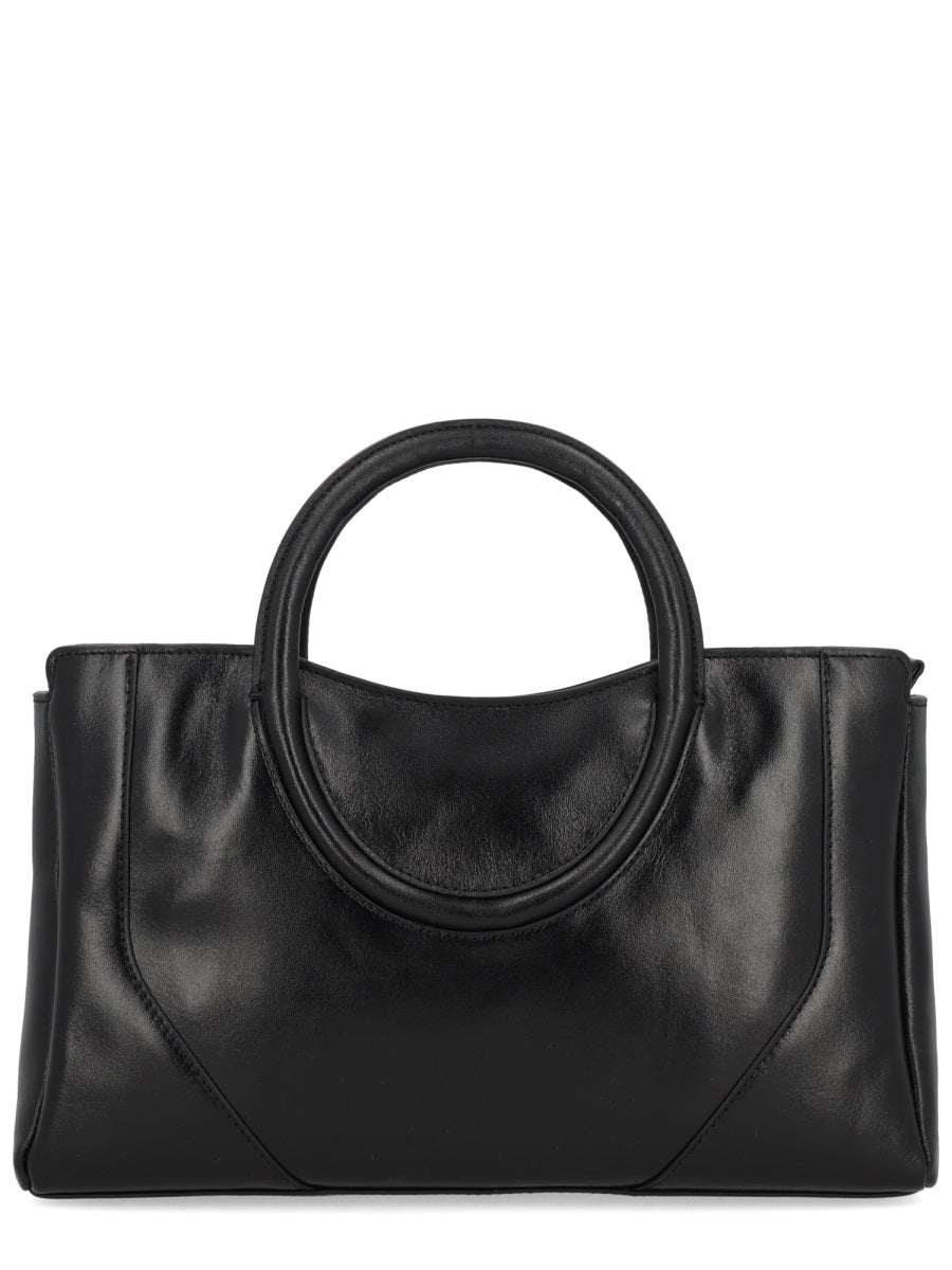 Maude Mini Satchel Bag Black Cow Leather Handbags