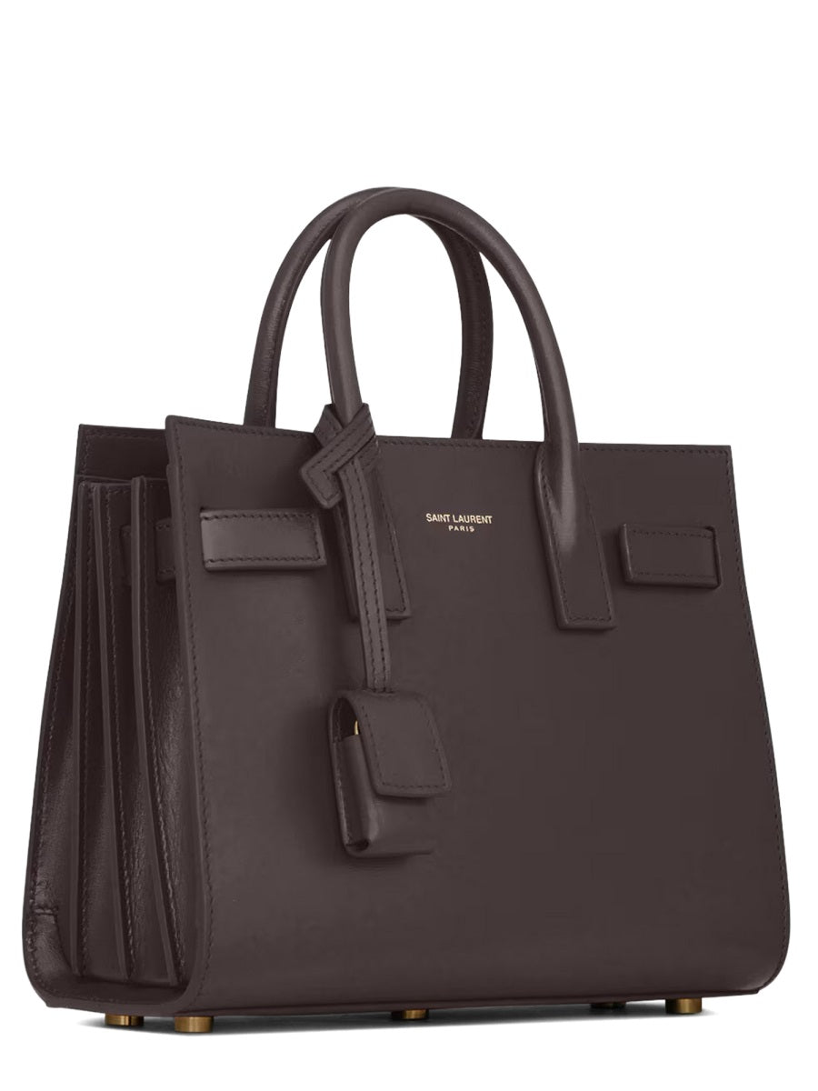Sac De Jour Nano Handbag Green Lamb Leather Handbags