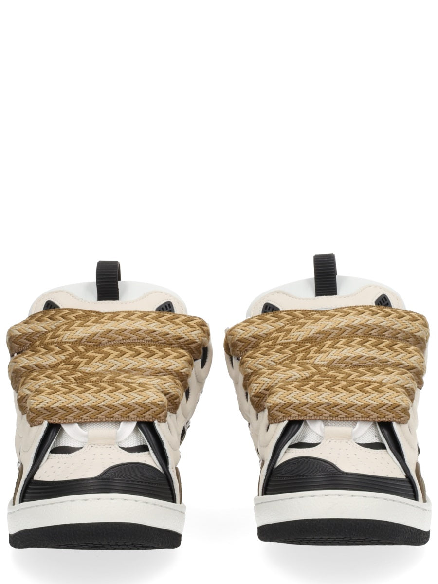 Curb Sneaker Brown Leather Trainers