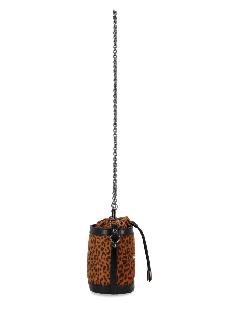 Small Kitty Bucket Bag Animalier Sheep Leather Handbags