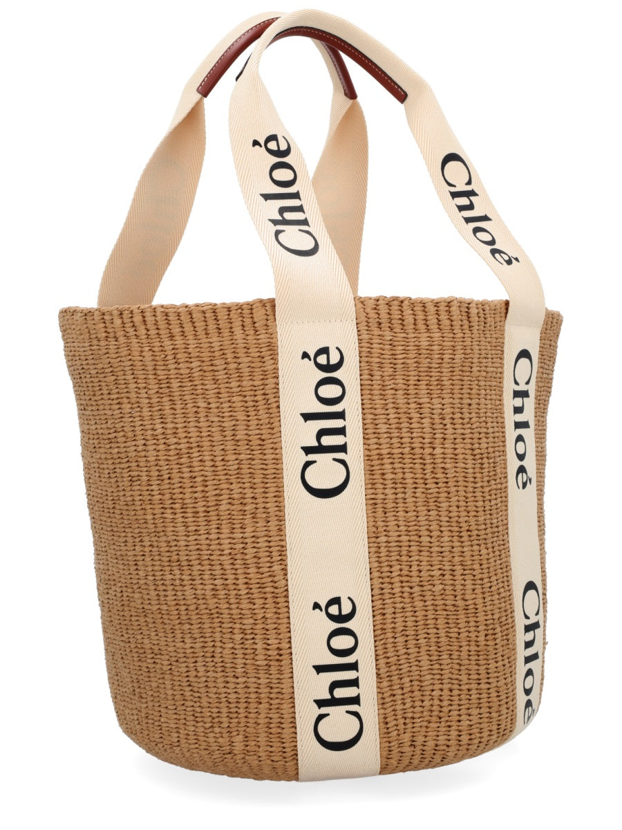 Handbag Woody White Handbags