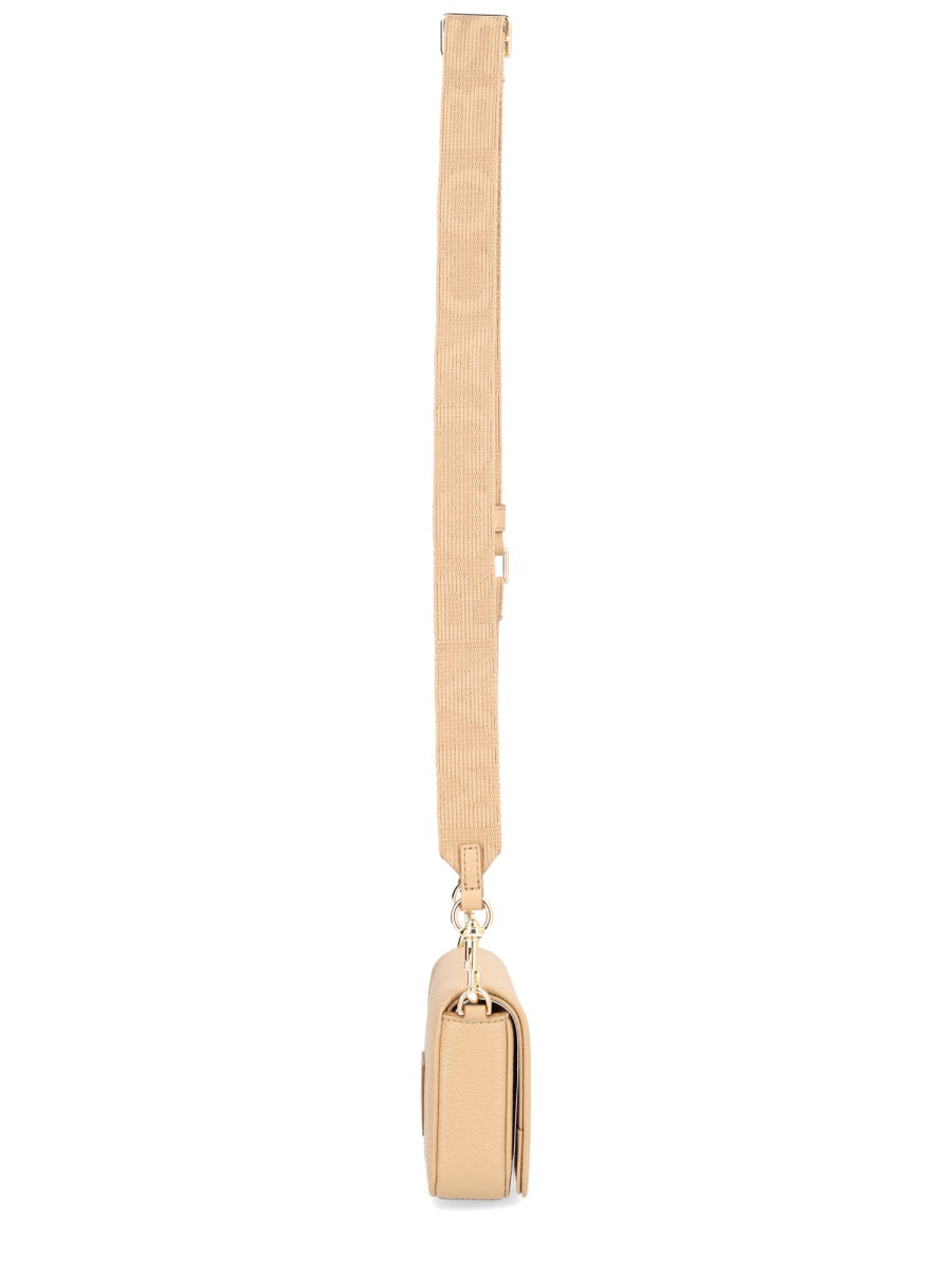 Shoulder Bag The Mini Beige Leather Cow
