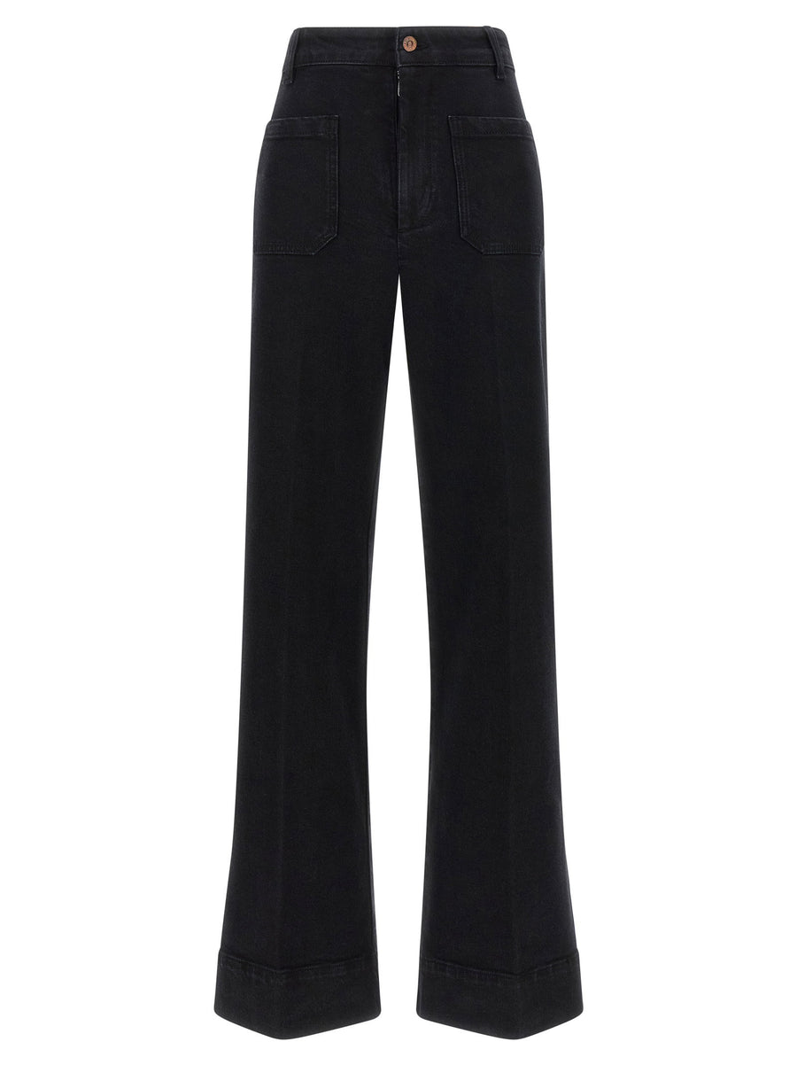 Victoria Beckham Alina Jeans — Black