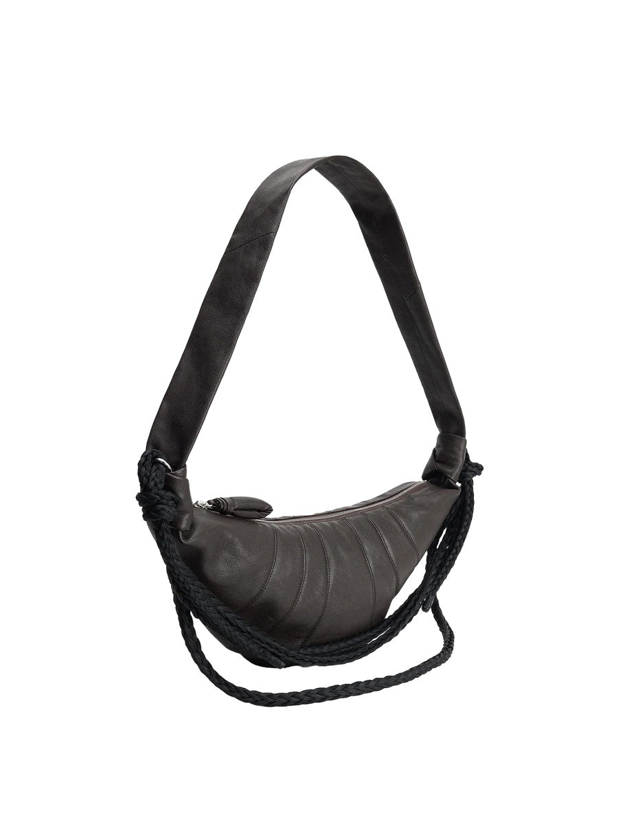 Croissant Bag Brown Buffalo Leather Shoulder