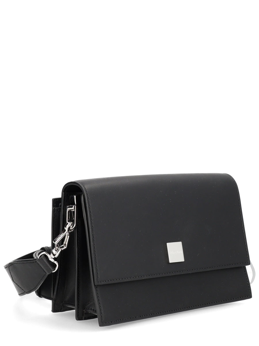 Leather Shoulder Bag Black