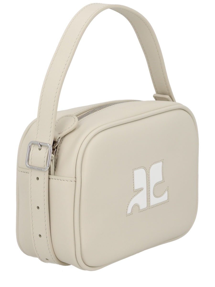 Reedition Naplack Bag Beige Main Material: Calf Leather Shoulder