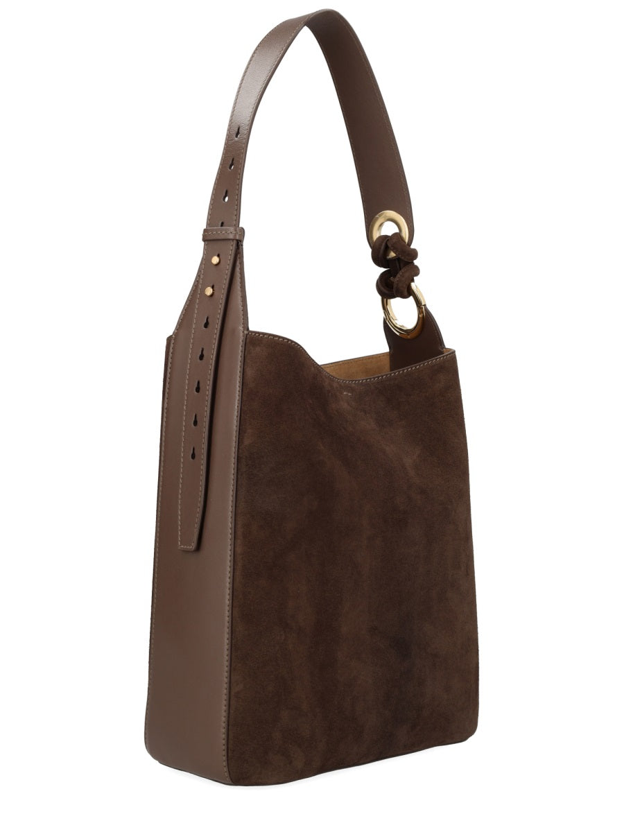 Brown Leather Shoulder Bag