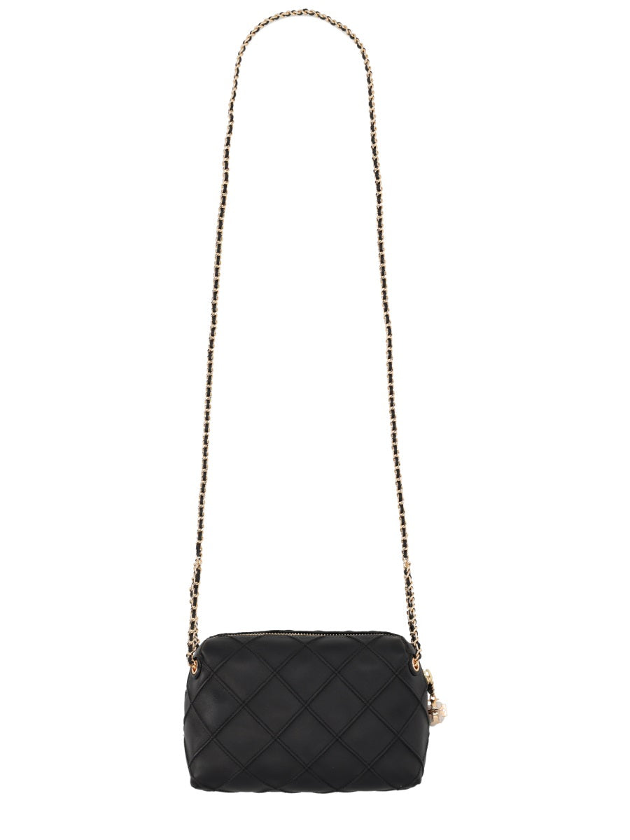 Fleming Bag Black Leather Shoulder