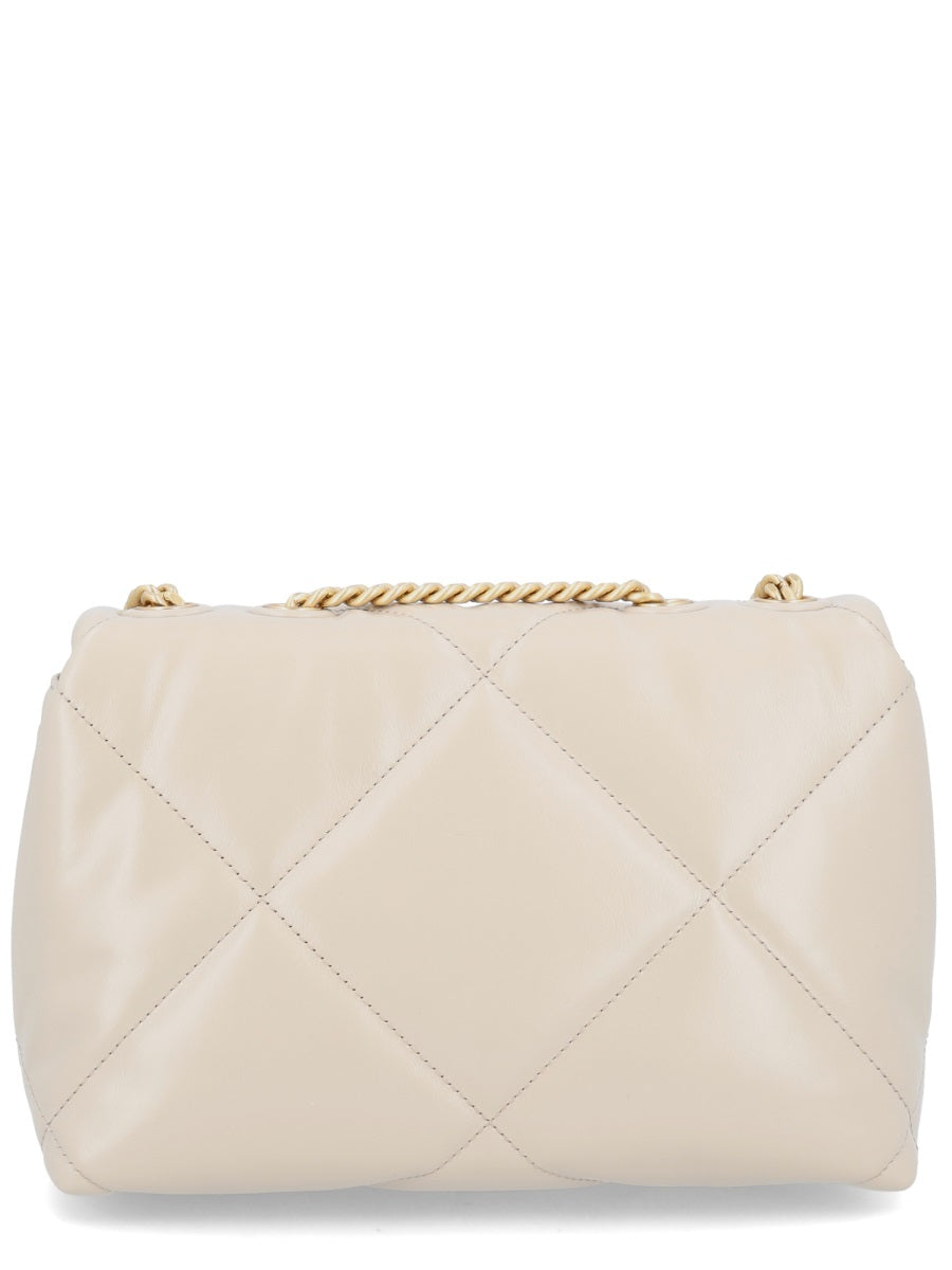 Kira Small Bag Beige Leather Shoulder