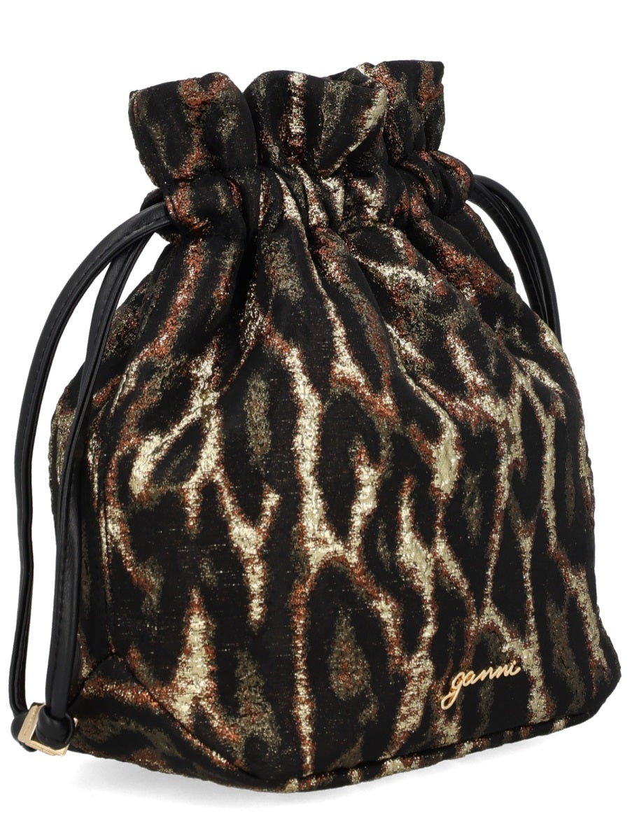Bucket Bag Bronze Recycled Polyester Handbags