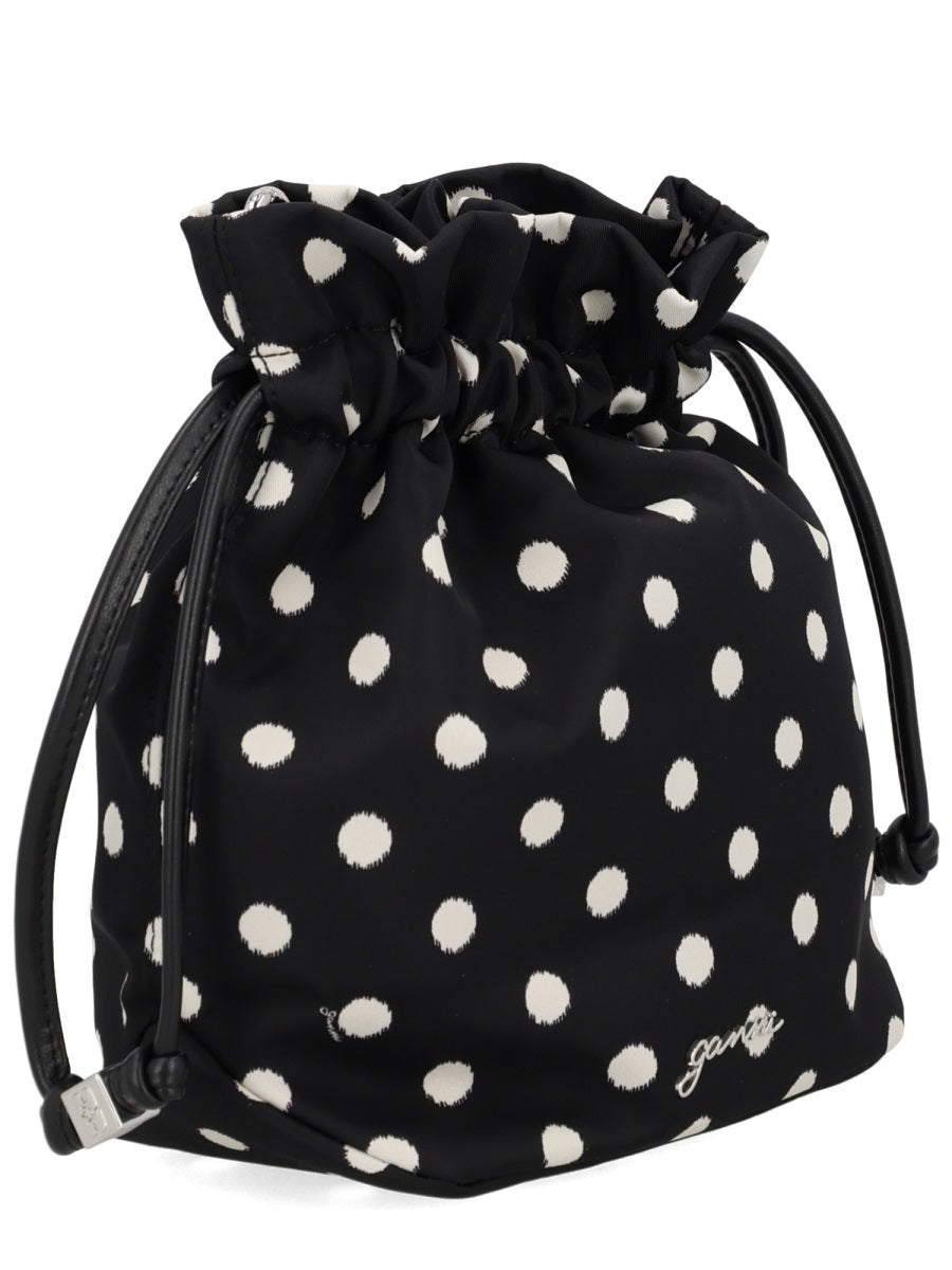 Bucket Bag Black Recycled Polyamide Handbags