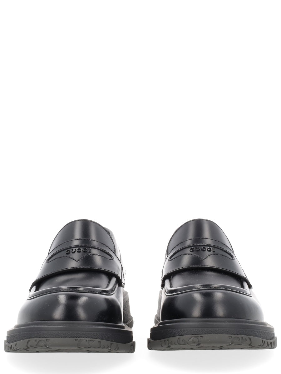 Leather Loafers Black Calf