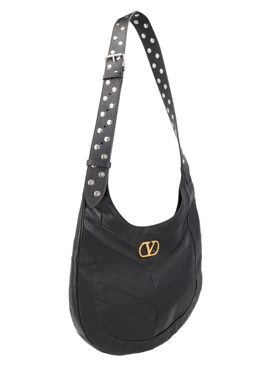 Hobo Bag Hoboho Black Leather Shoulder
