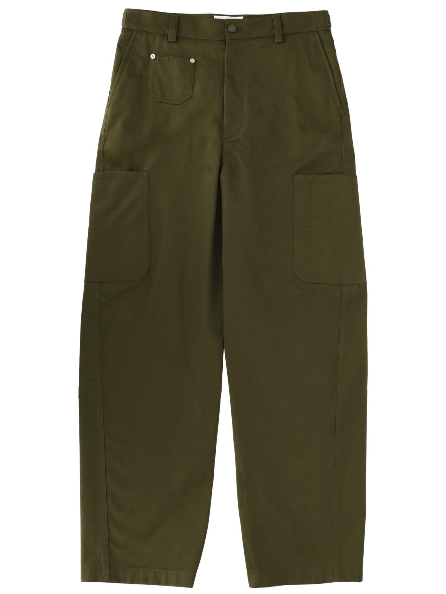 Couture Seam Pants Brown Cotton T-shirts