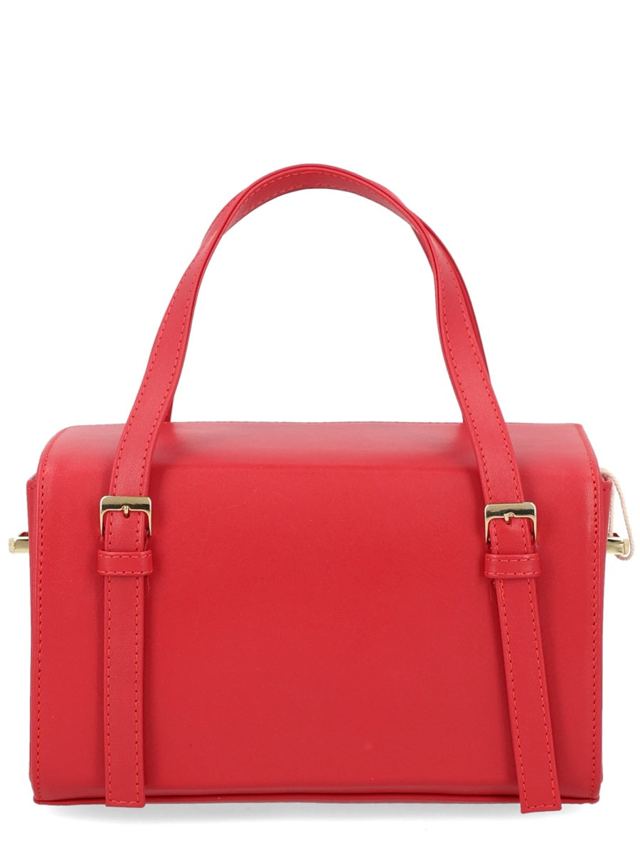 Mini Belmondo Bag Red Calf Leather Handbags