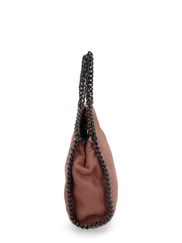 Falabella Micro Bag Brown Polyester Shoulder
