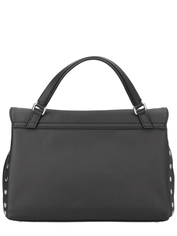 Small Postina Bag Black Leather Handbags