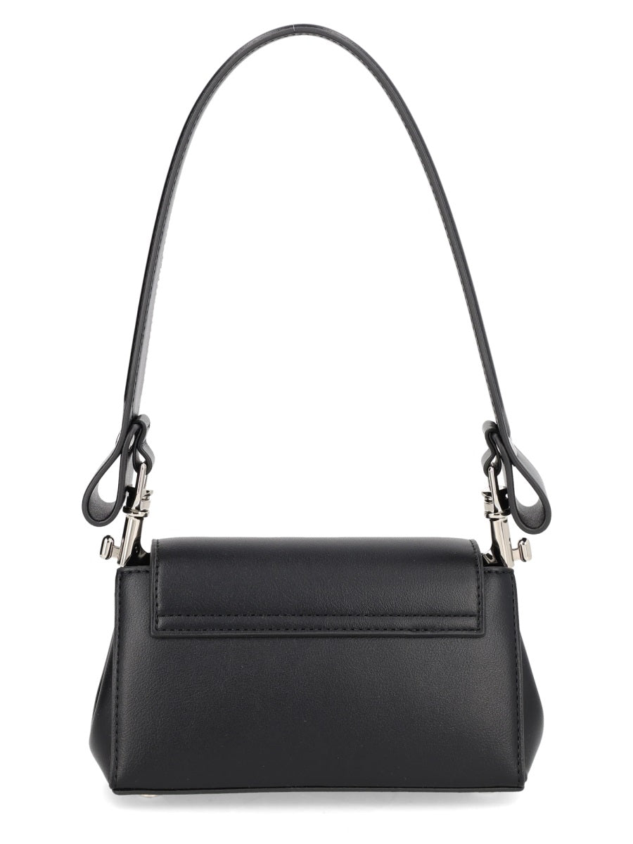 Handbag Hazel Black Polyurethane Cotton Handbags