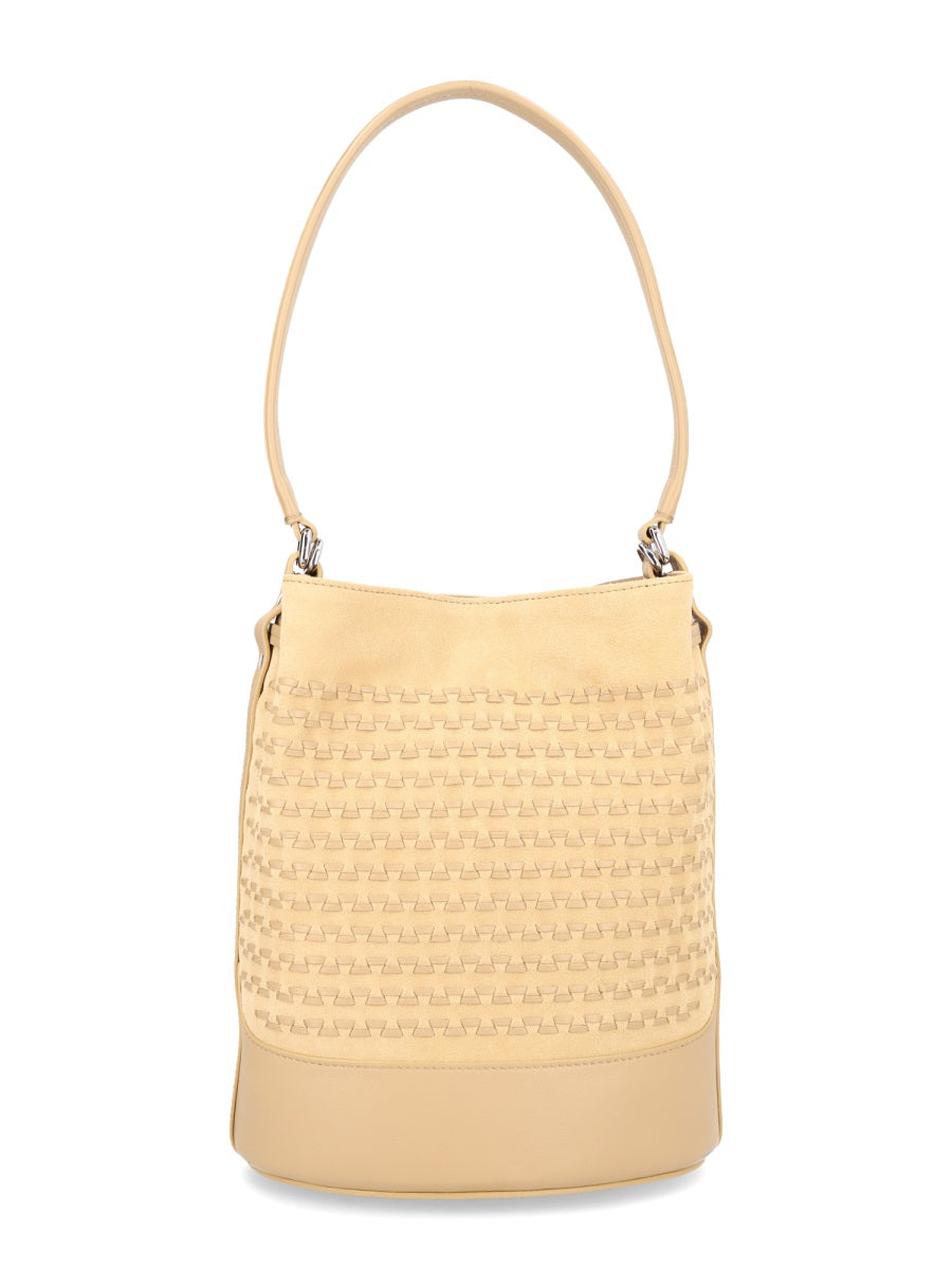 Bag Mondà Small Beige Leather Shoulder