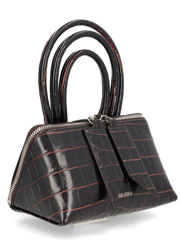 Mini Friday Bag Brown Calf Leather Handbags